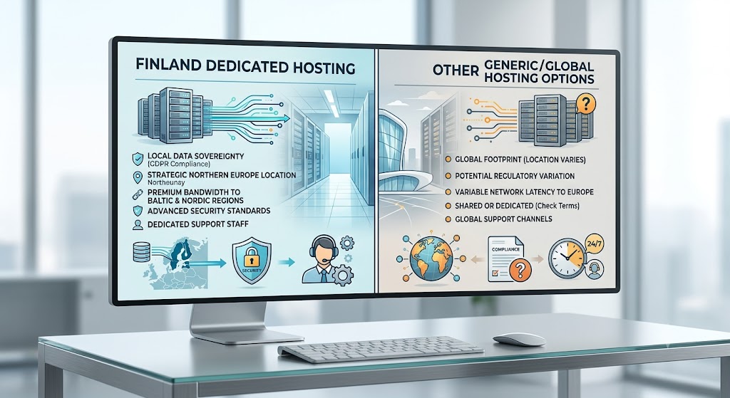 Finland Dedicated Hosting vs. Other Options