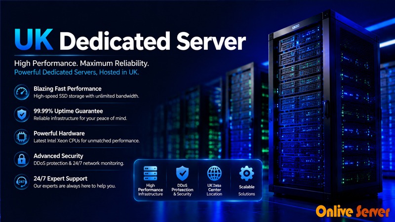Choose UK Dedicated Server Plans by OnliveServer